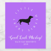 Lucky Little Weenie Wijn Etiket (Enkel label)