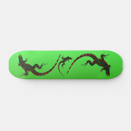 Lucky Lizards xx Persoonlijk Skateboard (Horizontaal)