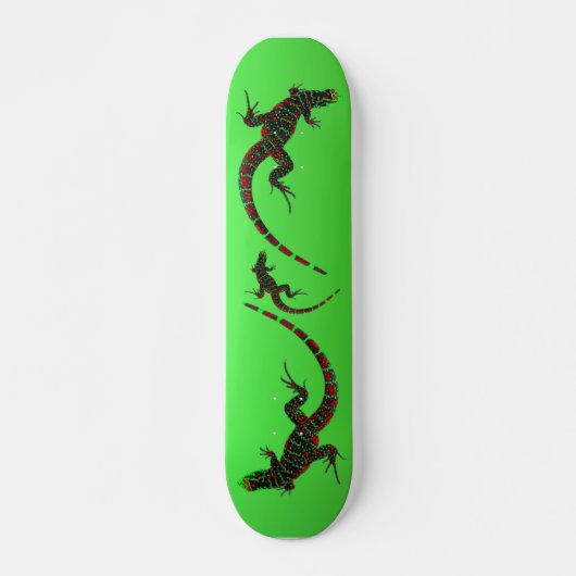 Lucky Lizards xx Persoonlijk Skateboard (Voorkant)