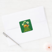 Lucky Loaded Blessed St Patrick’s Day -Autocolante Vierkante Sticker (Envelop)