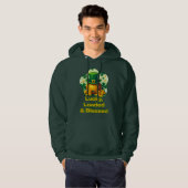 Lucky Loaded Blessed St Patrick’s Day  - camiseta Hoodie (Voorkant volledig)