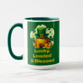 Lucky Loaded Blessed St Patrick’s Day  - caneca Mok (Links)