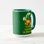 Lucky Loaded Blessed St Patrick’s Day  - caneca Mok (Voorkant rechts)