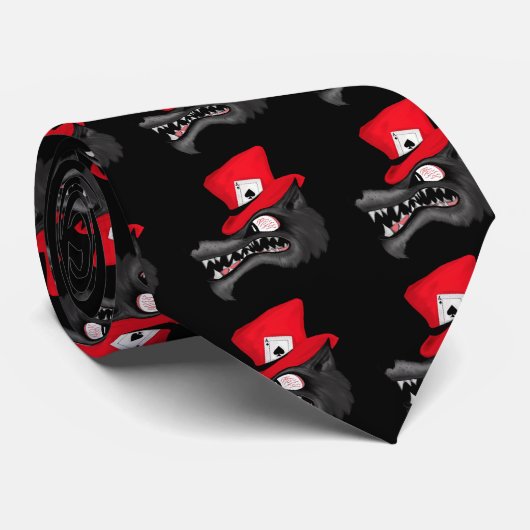 Lucky Lone Wolf Stropdas (Opgerold)