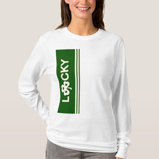 Lucky Long hoeve T-Shirt (Voorkant)