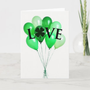 Lucky Love Ballonnen Wenskaart Kaart