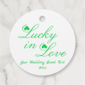 Lucky Love Bedankjes Labels (Achterkant)
