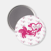 LUCKY LOVE ELEPHANT CUPID ELEPHANT BY MASANSER MAGNEET (Voorkant / Achterkant)