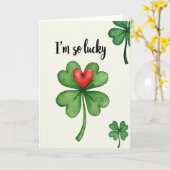 Lucky Love Glitter Textuurkaart Kaart (Gele Bloem)