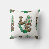 Lucky Love Gnome St. Patrick's Day Kussen (Achterkant)