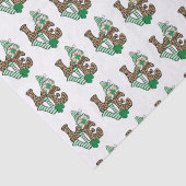 Lucky Love Gnome St. Patrick's Day Tissuepapier (Detail)