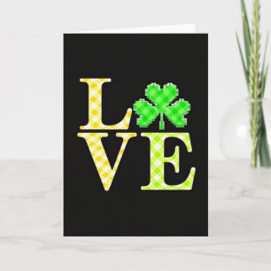 Lucky Love Grafische Kunstkaart Kaart