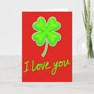 Lucky Love Ik Hou Van Jou Kaart