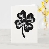 Lucky Love Klassieke Kaart (Gele Bloem)