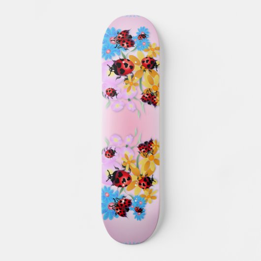 Lucky-Love Ladybugs Skateboard (Voorkant)