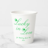 Lucky Love Papieren Bekers (Voorkant)