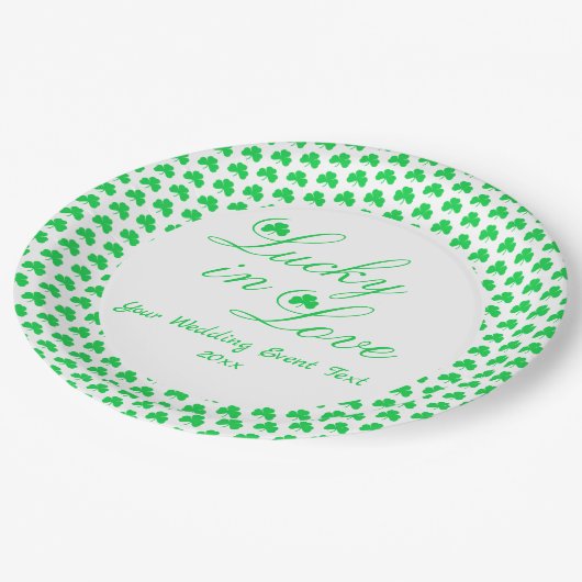 Lucky Love Papieren Bordje (Gekanteld)