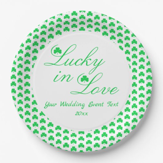 Lucky Love Papieren Bordje (Voorkant)