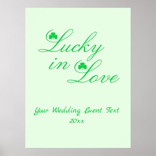 Lucky Love Poster (Voorkant)