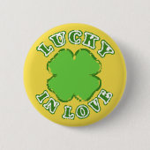 Lucky Love Ronde Button 5,7 Cm (Voorkant)