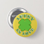 Lucky Love Ronde Button 5,7 Cm (Voorkant /achterkant)