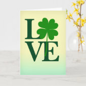 Lucky Love Smaragdkaart Kaart (Gele Bloem)
