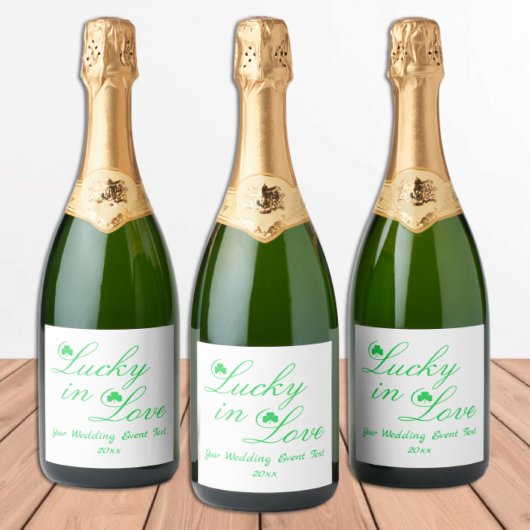 Lucky Love Sparkling Wijnetiket