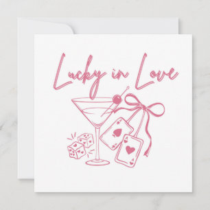 Lucky Love Vegas Casino Bachelorette Bruidsfeest Kaart