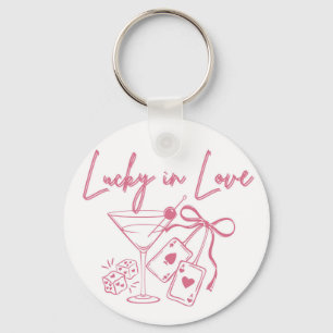 Lucky Love Vegas Casino Meisjesuitstap Bruiloftsfe Sleutelhanger