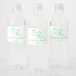 Lucky Love Waterfles Etiket