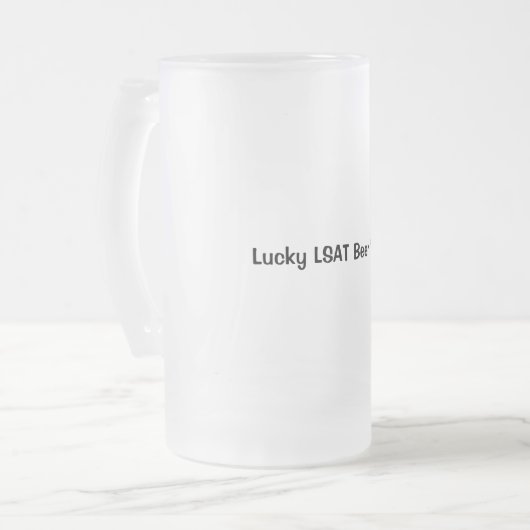 Lucky LSAT Beer Mok (Voorkant links)