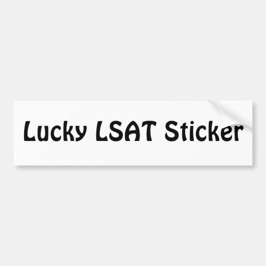 Lucky LSAT Sticker (Voorkant)