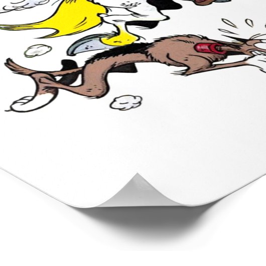 Lucky Luke Poster (Hoek)