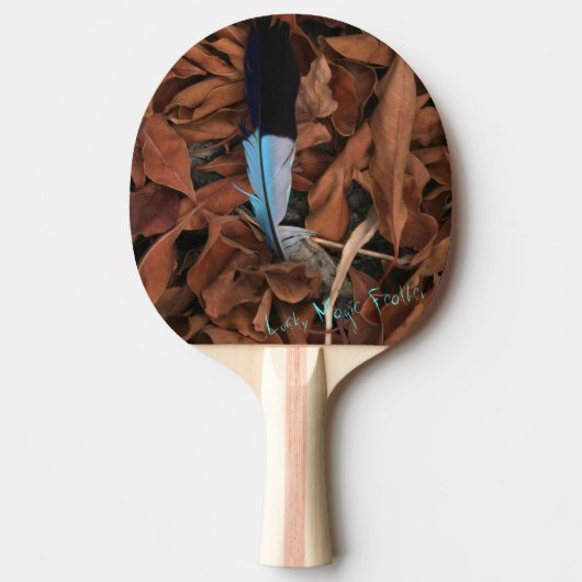 Lucky Magic Feather Ping Pong Bat Tafeltennisbatje (Voorkant)