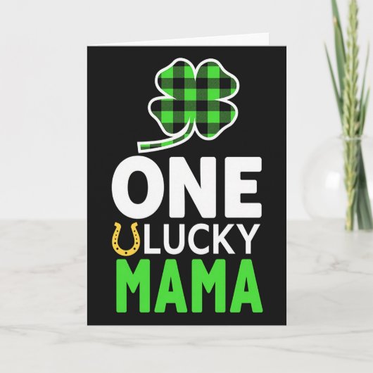 Lucky Mama Clover Kaart (Voorkant)