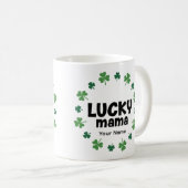 Lucky Mama Coffee Mug - Personalized Gift  Koffiemok (Voorkant rechts)