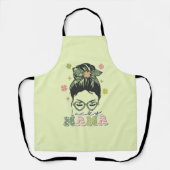 Lucky Mama - Messy Bun - Clover St. Patrick's Schort (Voorkant)