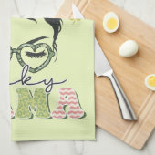 Lucky Mama - Messy Bun - Clover St. Patrick's Theedoek (Quarter Fold)