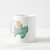 Lucky Mama Moeder Shamrock Koffiemok (Voorkant links)