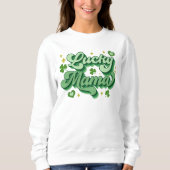 Lucky Mama St Patrick's Day Trui (Voorkant)