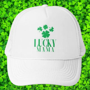 Lucky Mama Trucker Hat – Clover Cutie Vibes Pet