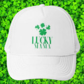 Lucky Mama Trucker Hat – Clover Cutie Vibes Trucker Pet