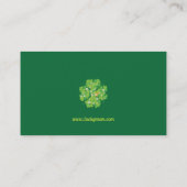 Lucky Man | Goudklaver Visitekaartje (Achterkant)