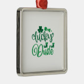 Lucky Man Metalen Ornament (Rechts)