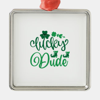 Lucky Man Metalen Ornament