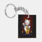 Lucky Maneki Neko Sleutelhanger (Voorkant Links)