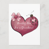 Lucky Me Ik ben een oma Tshirts en geschenken Briefkaart (Voorkant)