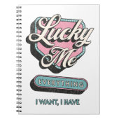 Lucky Me – Positive Energy Notebook Notitieboek (Voorkant)