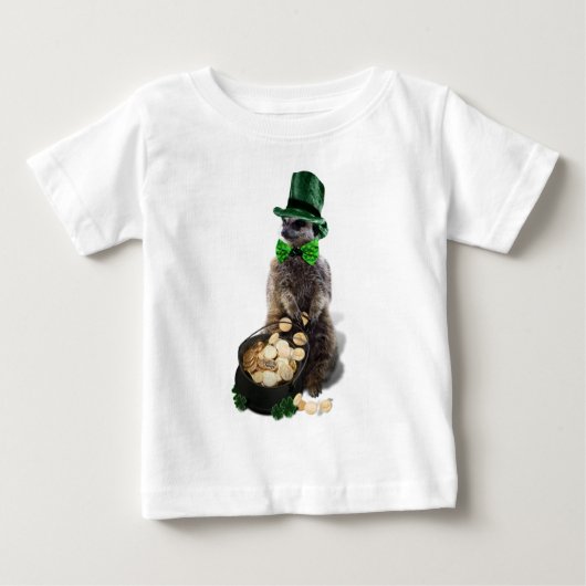 Lucky Meerkat met gouden vlek op Patrick's Day (Voorkant)