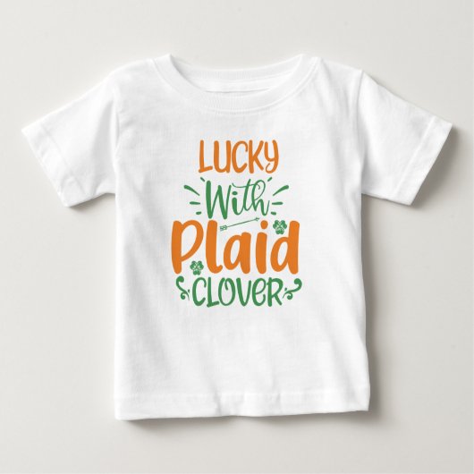 Lucky met Play Clover? St Patrick T-Shirt Kinderen (Voorkant)